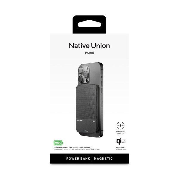 Native Union® ReClassic Magnetic Power Bank, 5000mAh