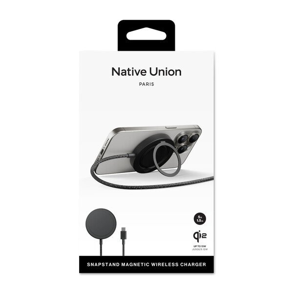 Native Union® Snapstand Qi2 Wireless Charger