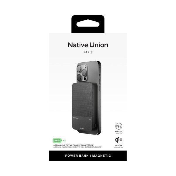 Native Union® ReClassic Magnetic Power Bank, 10000mAh