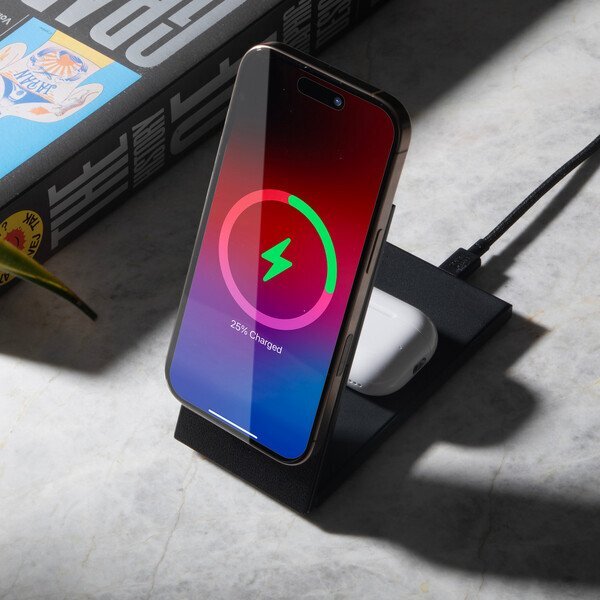 Native Union® Rise 2-in-1 Qi2 Wireless Charger