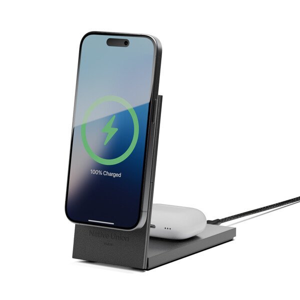 Native Union® Rise 2-in-1 Qi2 Wireless Charger