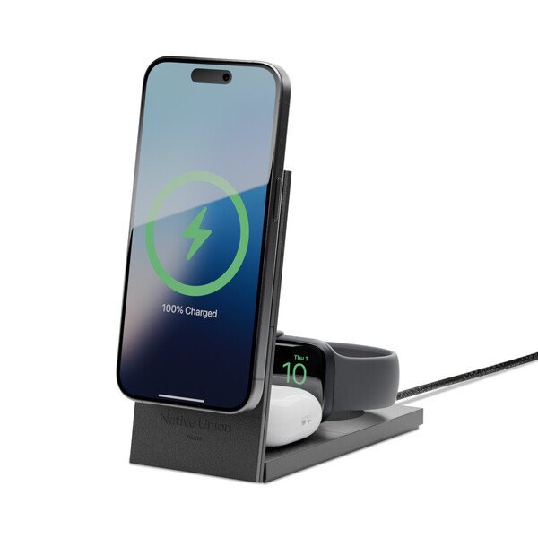 Native Union® Rise 3-in-1 Qi2 Wireless Charger