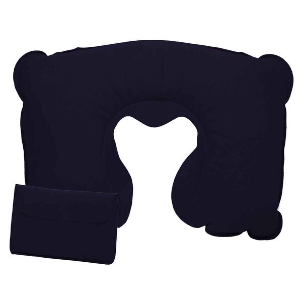 Inflatable Travel Neck Pillow w/ Pouch