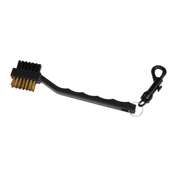 Recycled Golf Brush w/ Dual Bristles & Clip Attachment