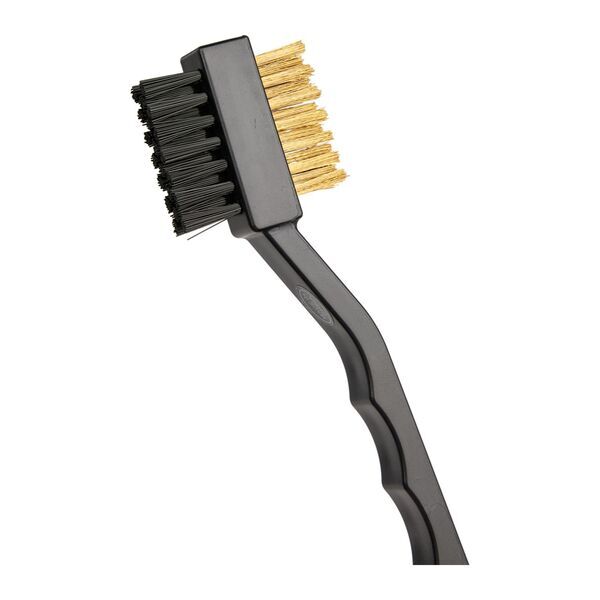 Recycled Golf Brush w/ Dual Bristles & Clip Attachment