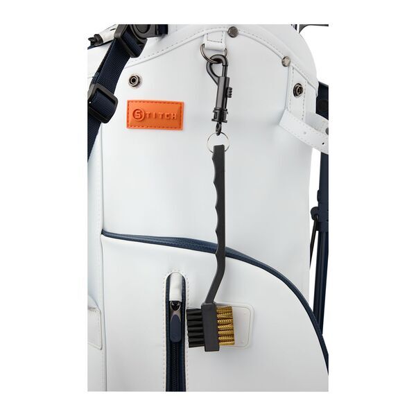 Recycled Golf Brush w/ Dual Bristles & Clip Attachment