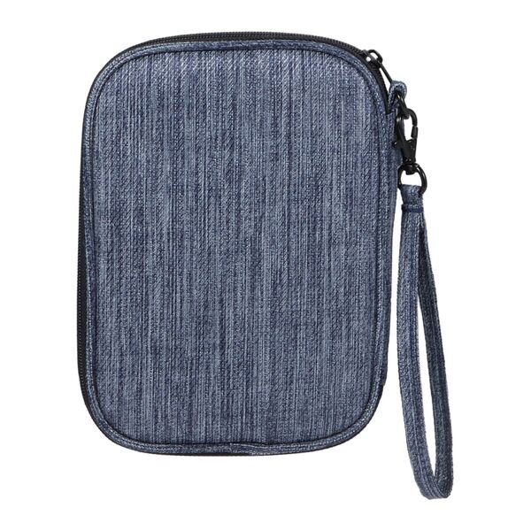 The Goods™ Navy Heather Recycled Travel Wallet