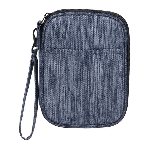 The Goods™ Navy Heather Recycled Travel Wallet
