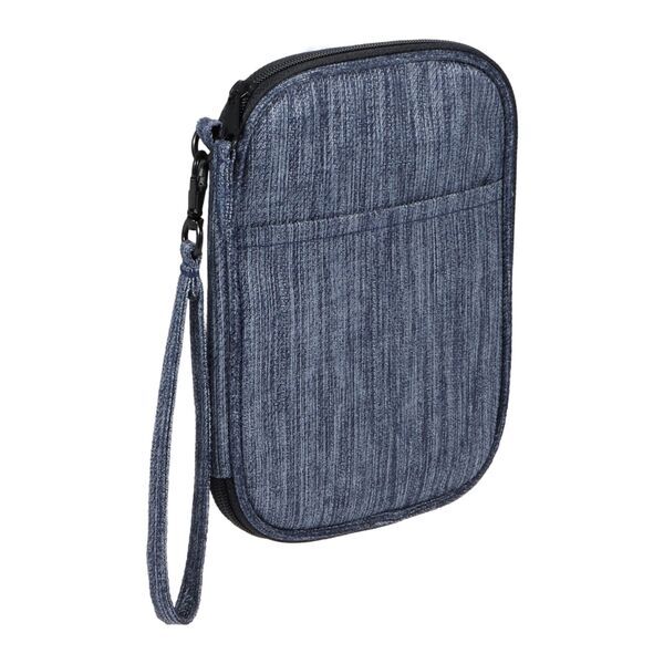 The Goods™ Navy Heather Recycled Travel Wallet