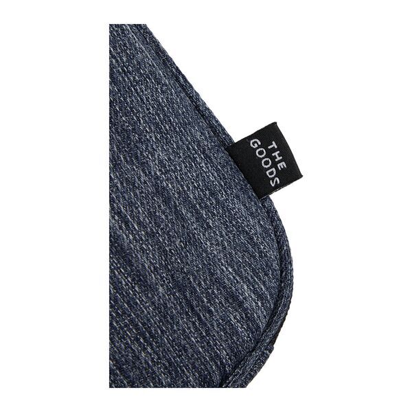 The Goods™ Navy Heather Recycled Mobile Office Laptop Case