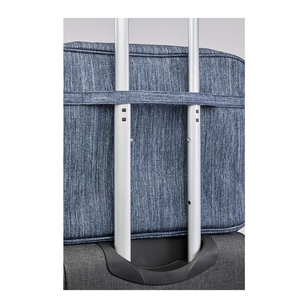 The Goods™ Navy Heather Recycled Mobile Office Laptop Case