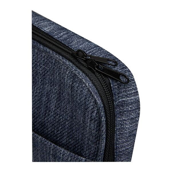 The Goods™ Navy Heather Recycled Mobile Office Laptop Case