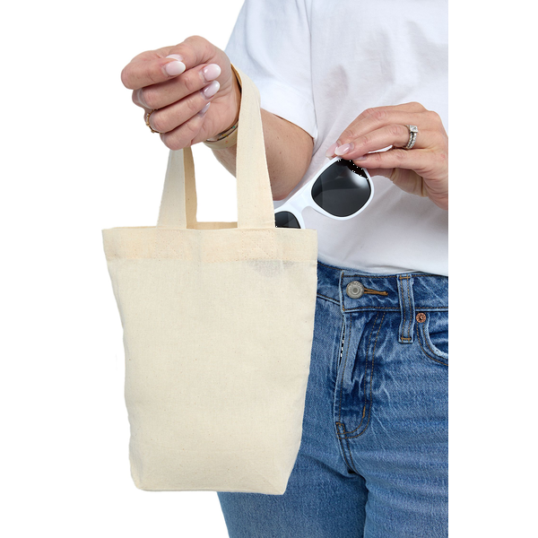 Mini 4oz. Organic Cotton Tote