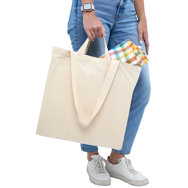 Dual Carry 6oz. Organic Cotton Tote
