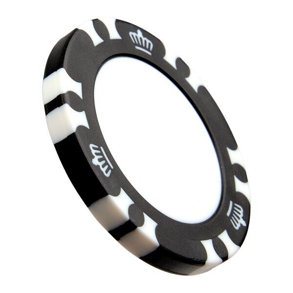 Recycled Poker Chip w/ Metal Ball Marker