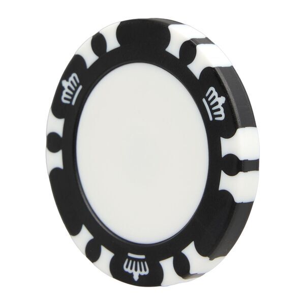 Recycled Poker Chip w/ Metal Ball Marker