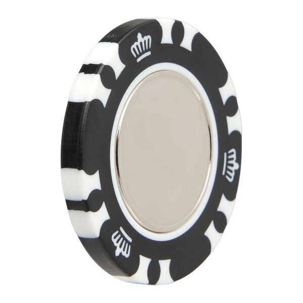 Recycled Poker Chip w/ Metal Ball Marker