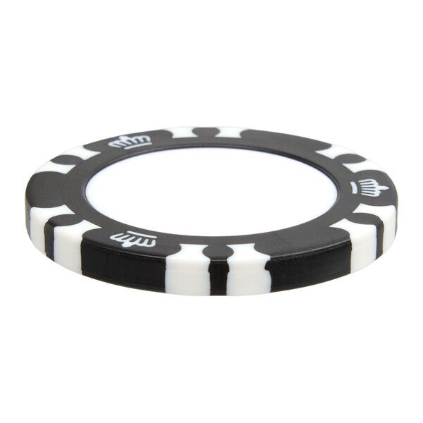 Recycled Poker Chip w/ Metal Ball Marker