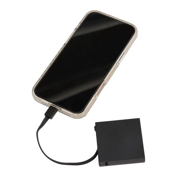 Recycled Power Bank w/ Type-C Cable, 2000mAh