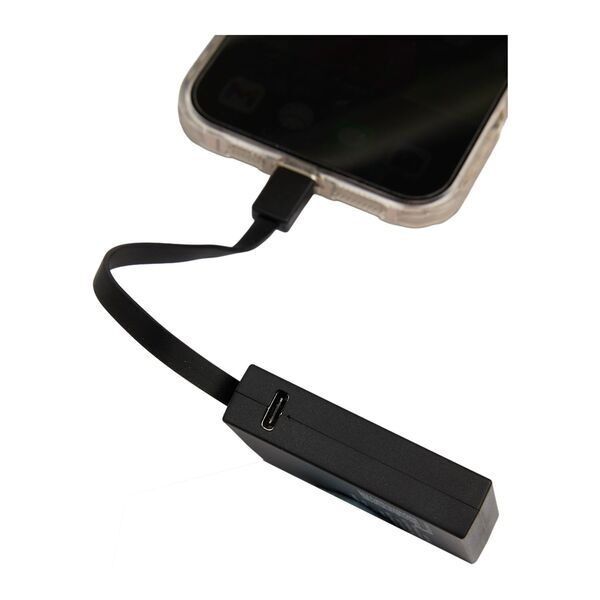 Recycled Power Bank w/ Type-C Cable, 2000mAh