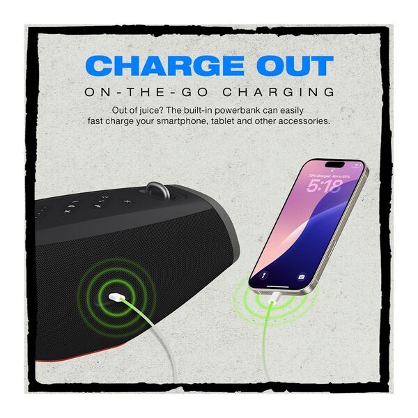 Skullcandy® Barrel Mini Party Speaker