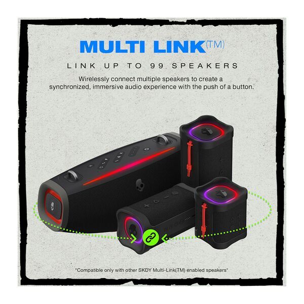 Skullcandy® Barrel Mini Party Speaker