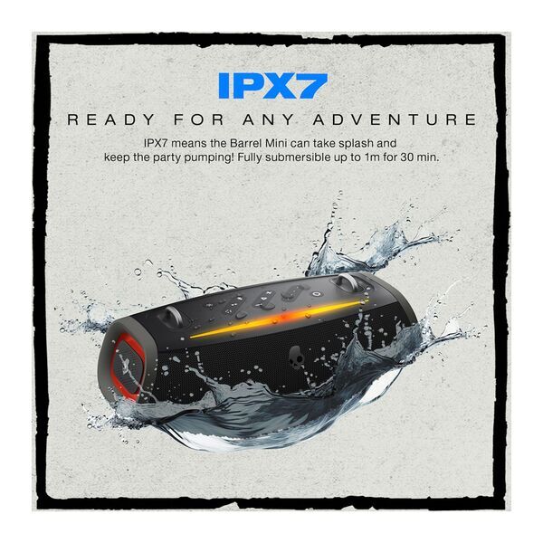 Skullcandy® Barrel Mini Party Speaker