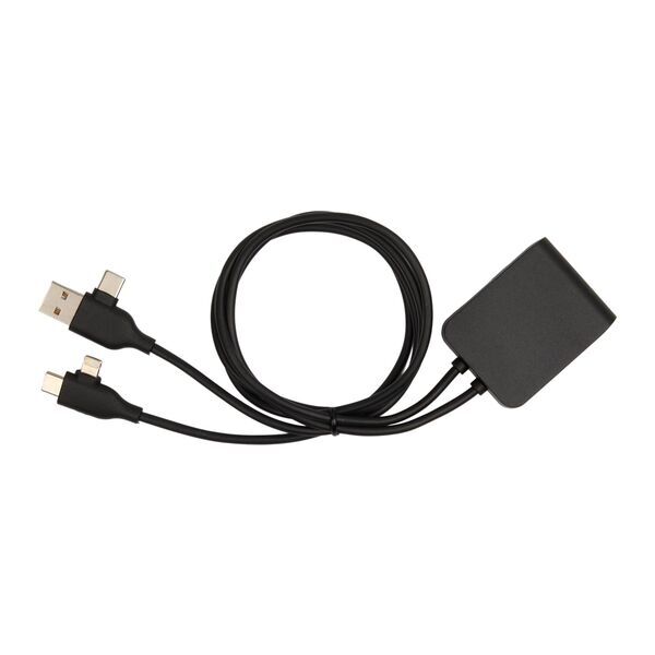 Five-in-One Charging Cable w/ USB-A/C Hub