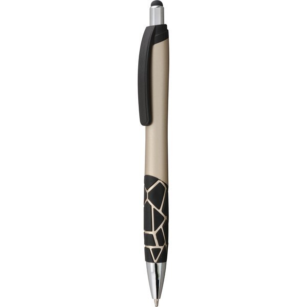 Mosaic Metallic Click Stylus Pen