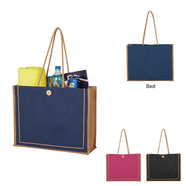 Paradise Large Jute Tote Bag