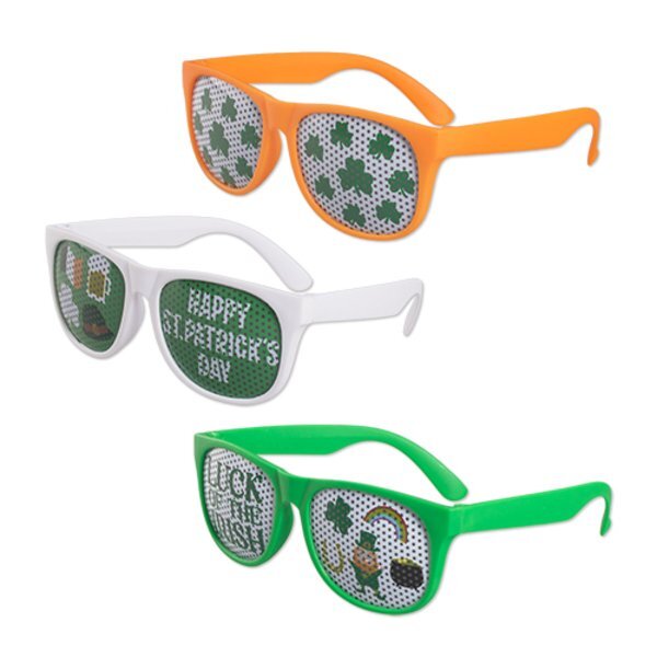 Saint Patrick's Day Art Pinhole Sunglasses