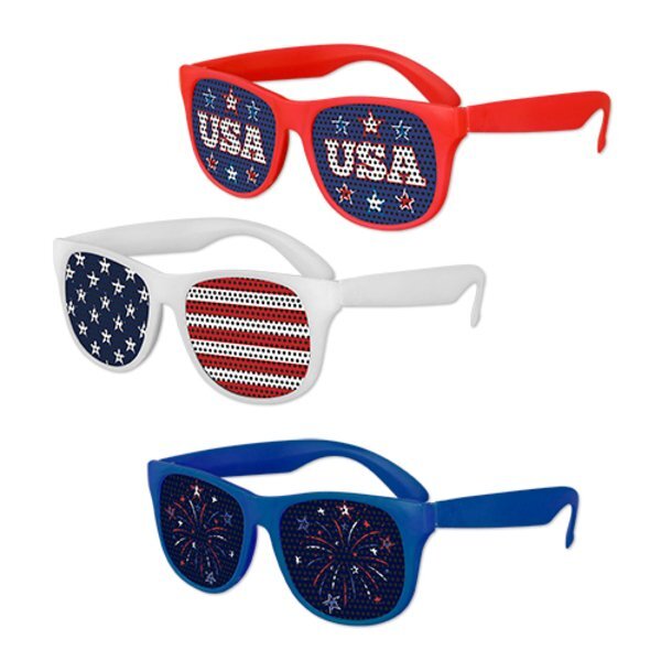 USA Patriotic Art Pinhole Sunglasses