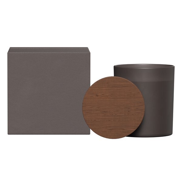 Summit Glass Candle w/ Acacia Wood Lid