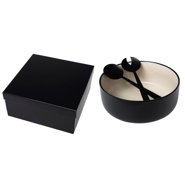 Solstice Porcelain Bowl & Serving Utensil Set