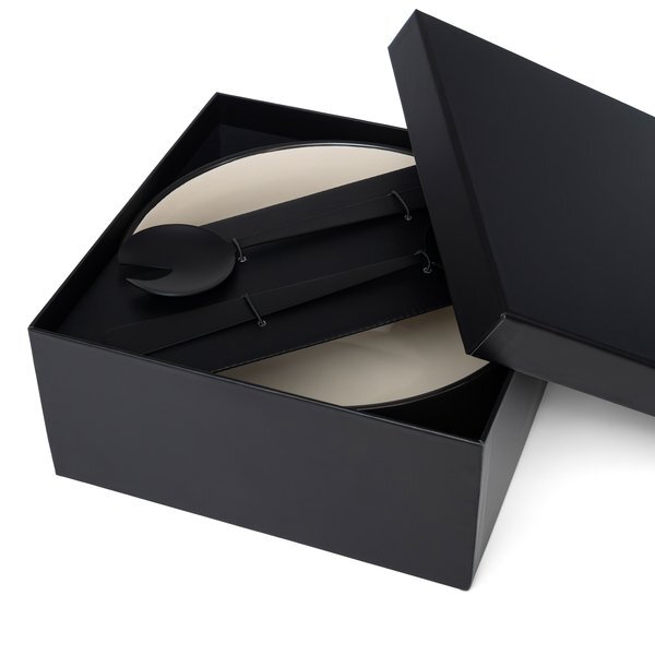 Solstice Porcelain Bowl & Serving Utensil Set