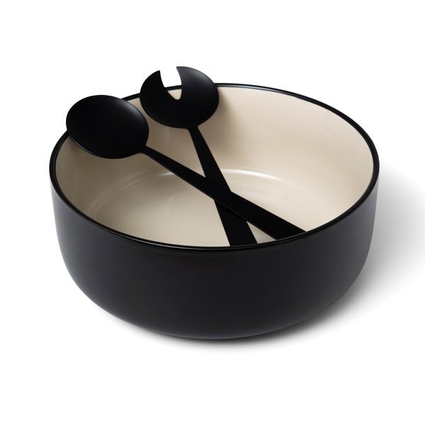 Solstice Porcelain Bowl & Serving Utensil Set