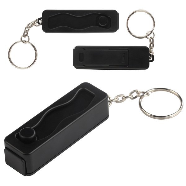 Contour Phone Stand Key Chain w/ Finger Fidget