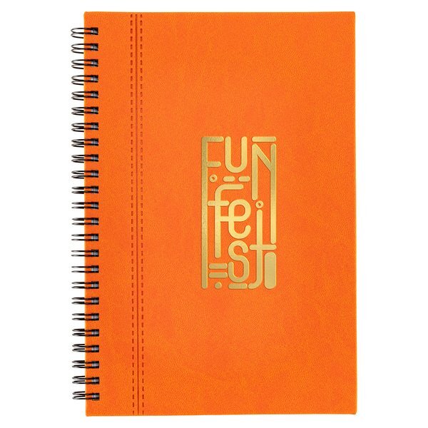 Ambassador Executive Spiral Journal, 6" x 8-1/2"