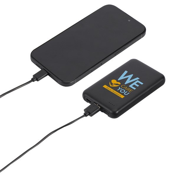 Guild UL Listed Power Bank w/ Built-In Cables, 5000mAh