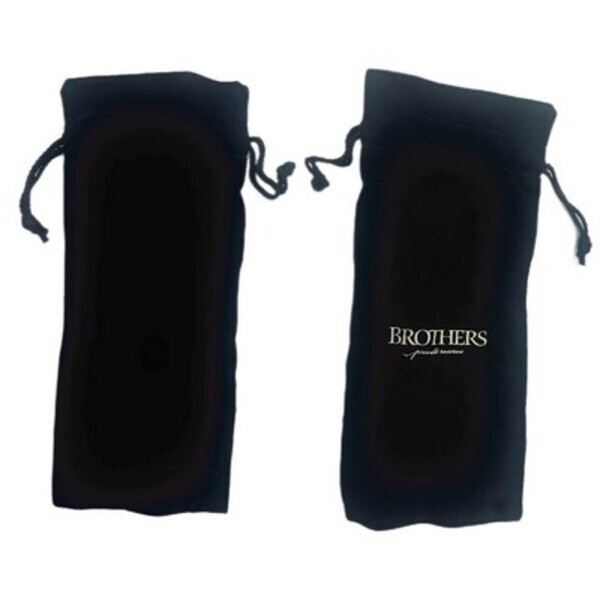 Velvet Tubular Drawstring Wine Bottle Bag