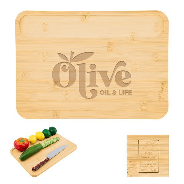 Pro Prep Bamboo Cutting Board