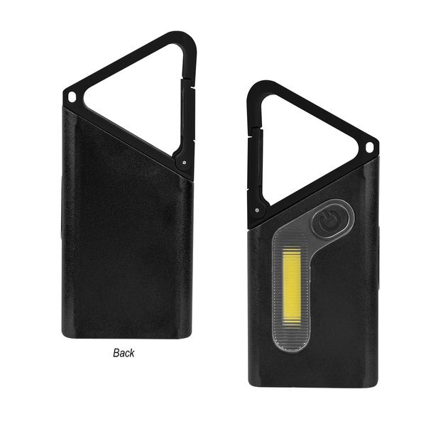 Clip 'N Glow Rechargeble Carabiner COB Flashlight