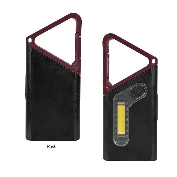 Clip 'N Glow Rechargeble Carabiner COB Flashlight