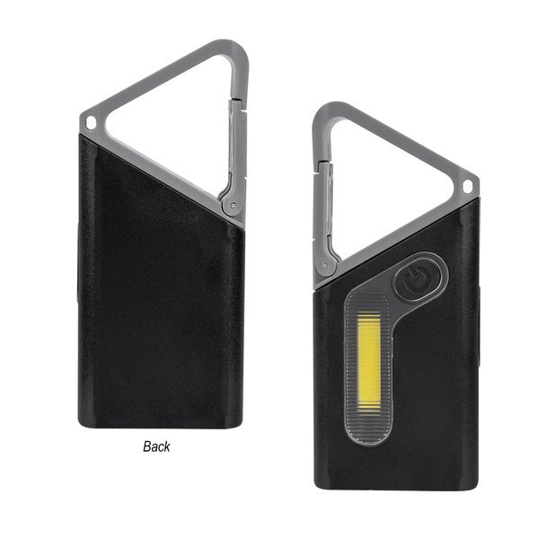 Clip 'N Glow Rechargeble Carabiner COB Flashlight