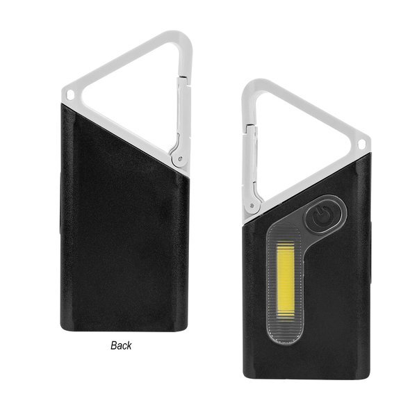 Clip 'N Glow Rechargeble Carabiner COB Flashlight