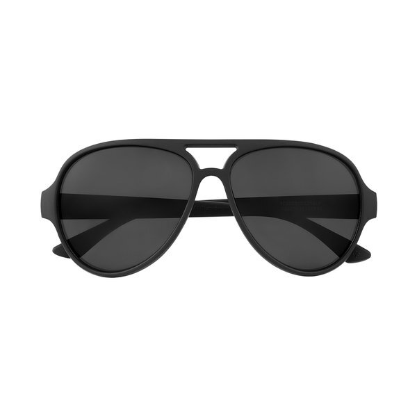 Rubberized Recycled Frame Aviator Sunglasses