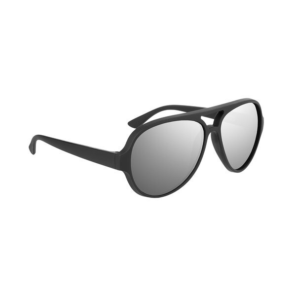 Rubberized Recycled Frame Aviator Sunglasses