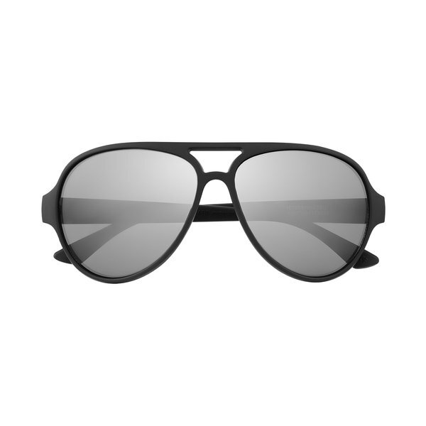 Rubberized Recycled Frame Aviator Sunglasses