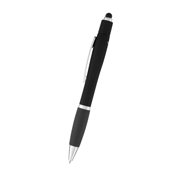 Satin Stylus rABS Pen w/ Spin Top