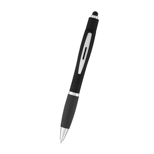 Satin Stylus rABS Pen w/ Spin Top